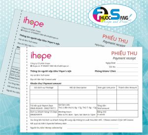 Dịch vụ in phiếu chi giấy carbonless giá rẻ với số lượng ít