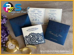 Mẫu  DQ-2133-DUONG DAM NHU | Thiệp cươi đẹp hiện đại