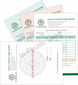 In hóa đơn bán hàng giấy carbonless số lượng ít giá rẻ
