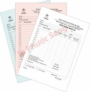 Xưởng in hóa đơn bán lẻ tại Gò Vấp giá rẻ, in nhanh