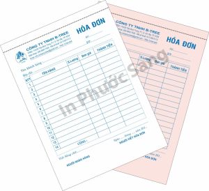 In hóa đơn bán lẻ nhanh lấy gấp tại Tp.HCM