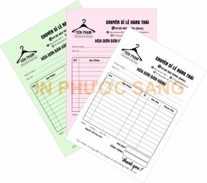 Dịch vụ in hóa đơn bán hàng nhanh tại Gò Vấp, Tp.HCM