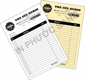 In hóa đơn bán hàng - hóa đơn bán lẻ miễn phí thiết kế