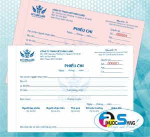 Dịch vụ in phiếu chi giấy carbonless giá rẻ với số lượng ít